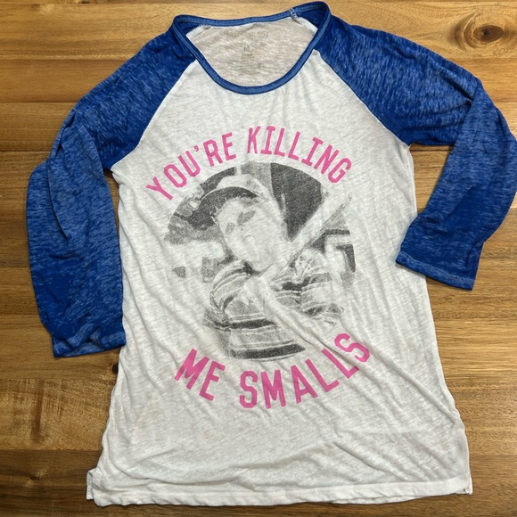 The Sandlot Blue Trim Tee - Picture 1 of 3